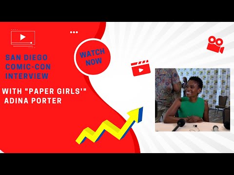 Adina Porter Interview for Paper Girls at Comic-Con