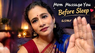 Asmr Mom Massage Roleplay Before You Sleep(Face, Scalp, Back,Shoulder, Neck, Hand) 😴 |Dearly ASMR