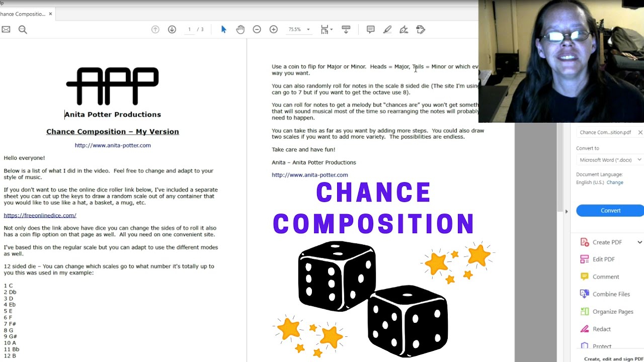 Chance Composition Part 1 - YouTube