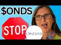 ONDS Stock TOMORROW UPDATE! (The Exact Answer!) Ondas Holdings
