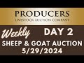5/28/2024 - Day 2 - Sheep & Goat Auction - Producers Livestock Auction Company