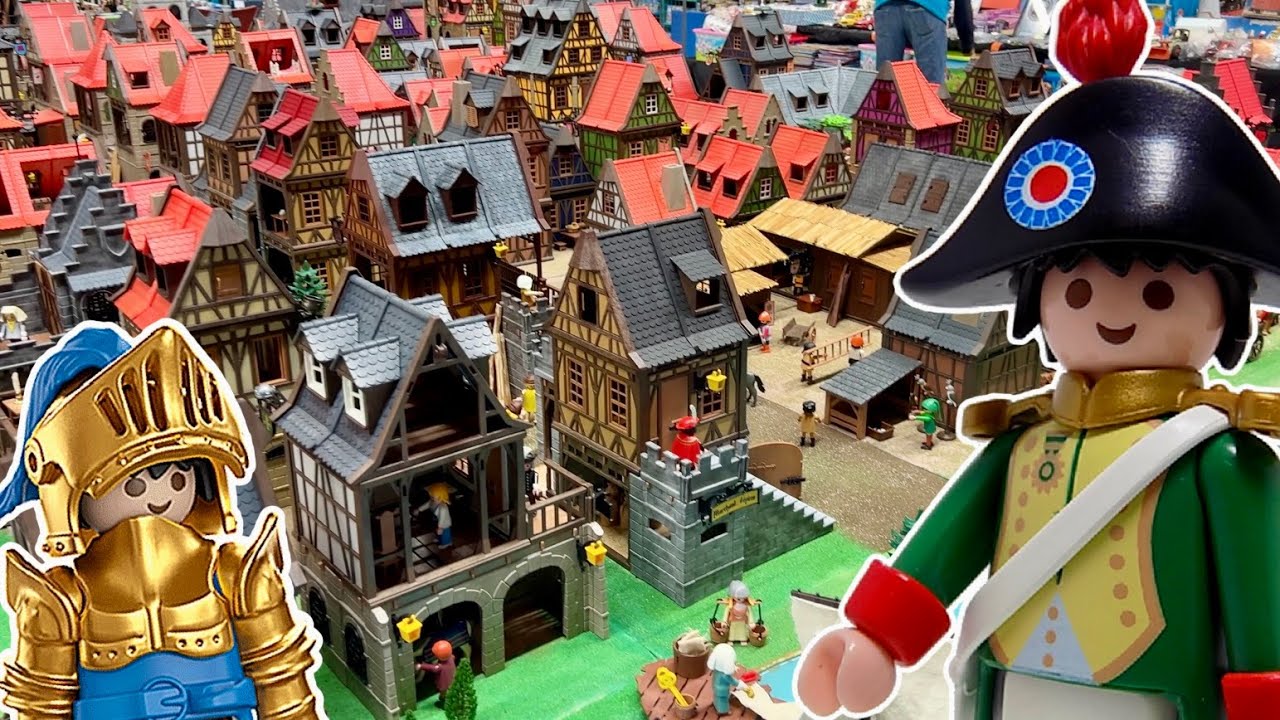 Exposition playmobil HISTORY -  ville médiévale ET Napoléon