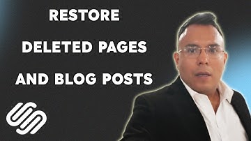 How to restore deleted pages and blog posts on Squarespace  { 2025 edition }