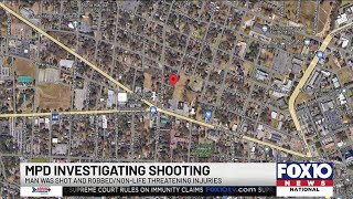 Mobile PD: Man shot during robbery