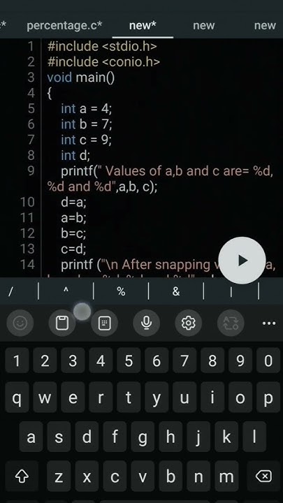 How to snap the values in C programming#shorts #trending #snapping ...
