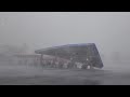 Extreme Hurricane Idalia Destroys A Gas Station In Perry, Florida