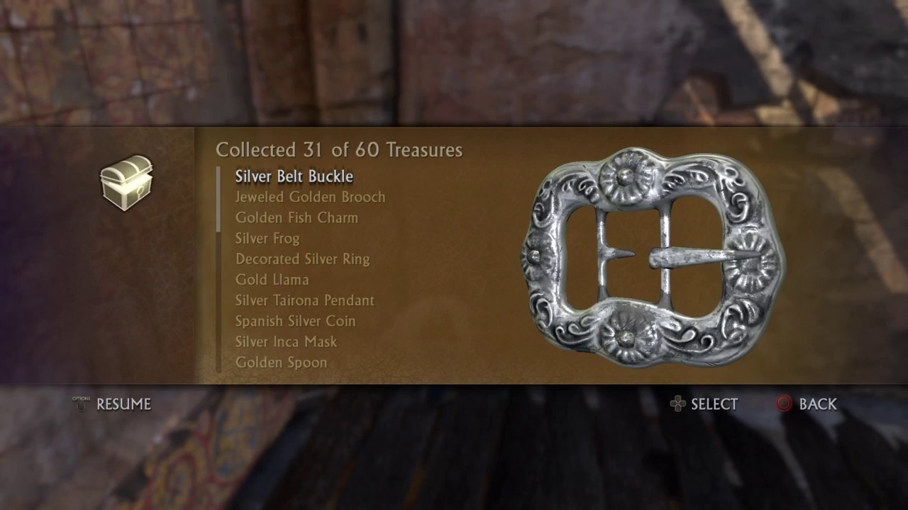 Uncharted: Drake's Fortune Chapter 10 "The Customs House" Treasures