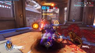 Overwatch Dodging Tracer Bombs with Reaper Teleport