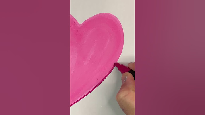 Drawing the Sparkling Heart emoji 💖 using Posca Markers. #shorts #poscamarkers #emoji
