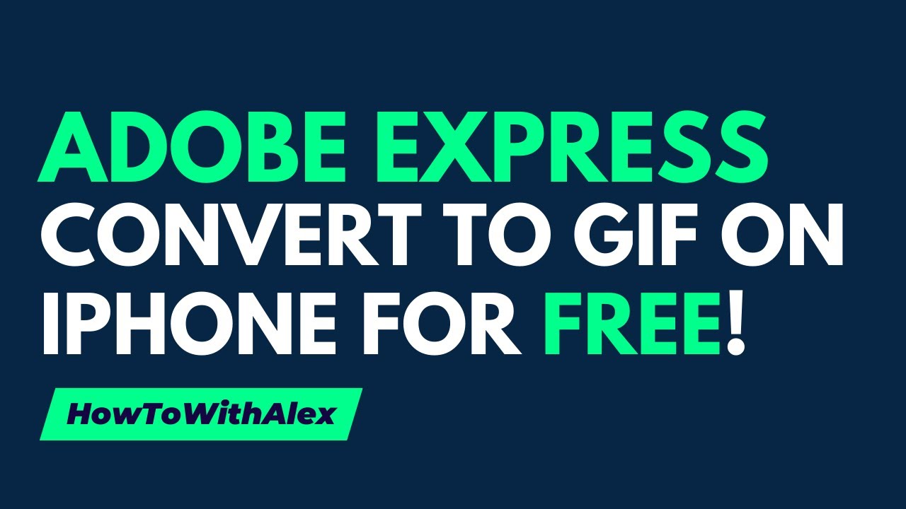 Convert to GIF (FREE)  Adobe Express 