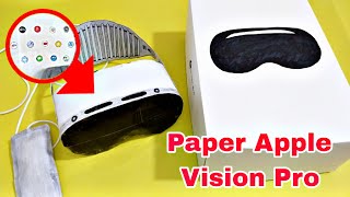 💫Tutorial 💫 Paper Squishy Apple Vision Pro Unboxing | Asmr/ How to make