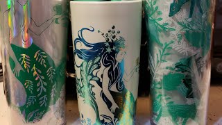 STARBUCKS FOX TOPPER TUMBLER +TARGET/ WAL-MART  🍵🍶 MERMAIDS &  FORREST 🧜🏽‍♀️🏞