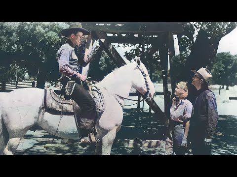 John Wayne ve Gabby Hayes | Riders of Destiny (1933) Western filmi | renklendirilmiş | altyazılar