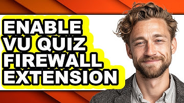 How to Enable Vu Quiz Firewall Extension (only Way)