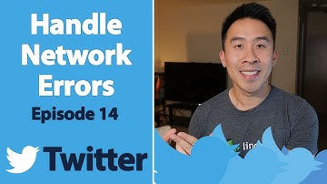 Swift 3: Twitter - Handling Network and JSON Errors (Ep 14)