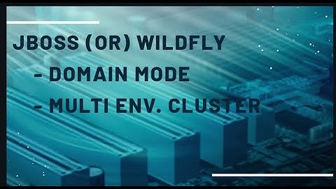 JBoss EAP 6/7 domain mode | multi cluster  | TCP | UDP | Wildfly