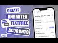 How to create unlimited textfree account 2023