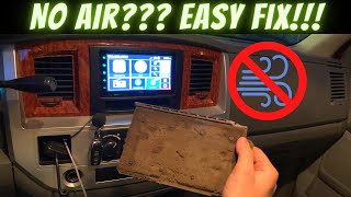 Dodge Ram Air Vents Barely Blowing???