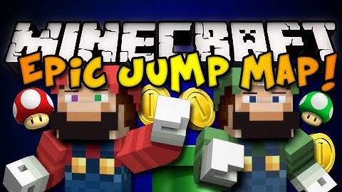 Minecraft: Epic Jump Map - SUPER MARIO EDITION! Part 2 (HD)