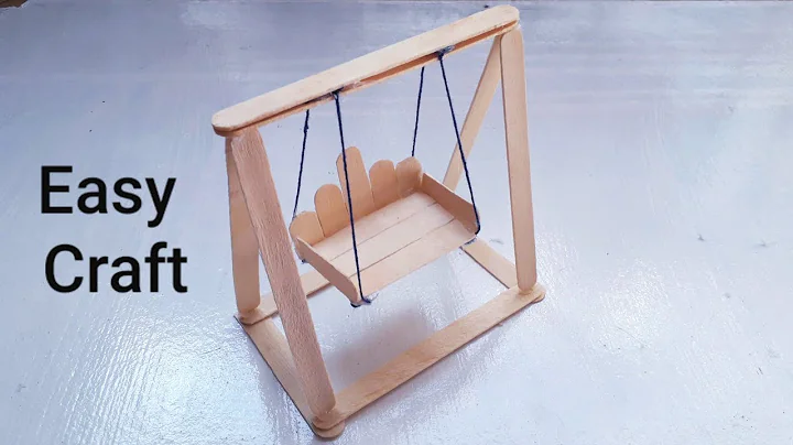 DIY #Miniature #Jhula | How to make Popsicle Stick Swing | Easy Icecream Stick Craft | Easy Craft