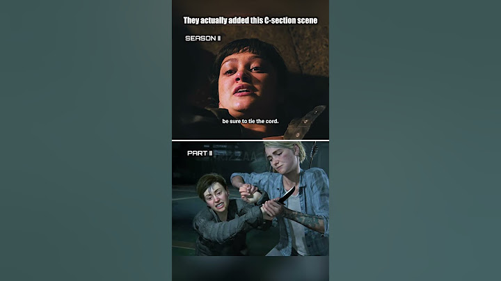 Yes...  they actually added this scene in The Last of Us Season 2 #thelastofus #tlou #tlou2