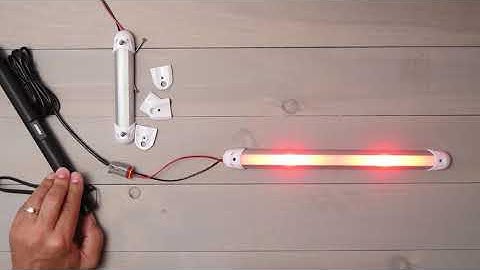 Lumitec 6" & 12" LED Rail II Strips. Color Changing White-Red-Blue.