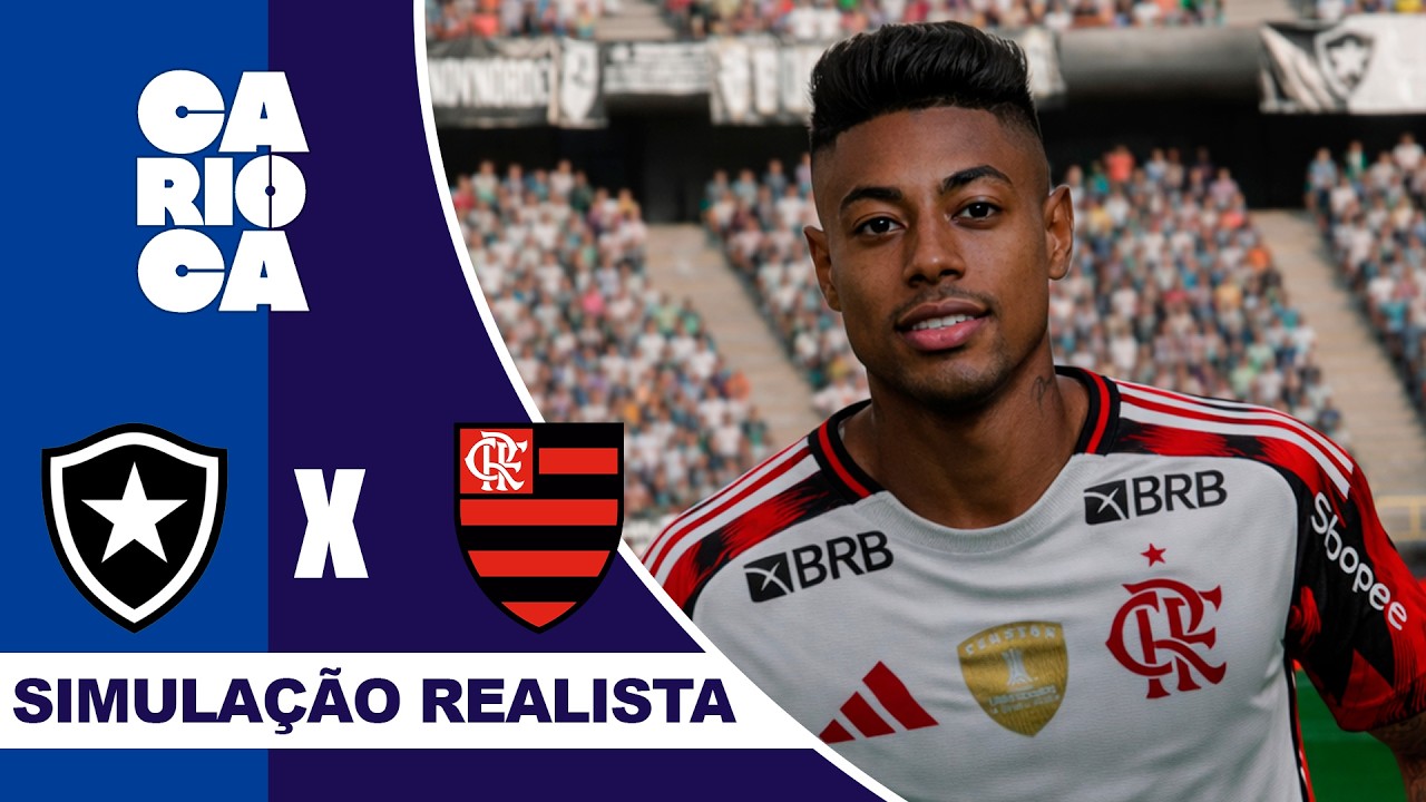 BOTAFOGO X FLAMENGO | Campeonato Carioca 2026 | Simulação Realista