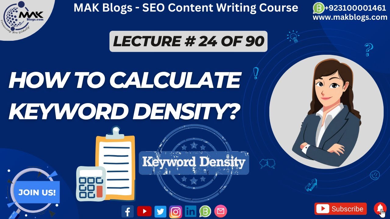 How to Calculate Keyword Density? | MAK Blogs 