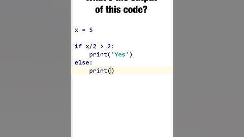 What’s the output of this code? Python Quiz 1 #Shorts
