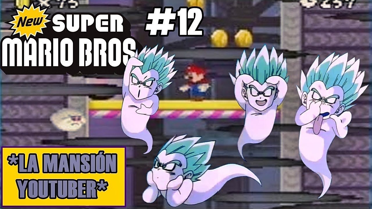 CAZANDO FANTASMAS EN LA MANSION YOUTUBER || #12 New Super Mario Bros DS camera iphone 8 plus apk