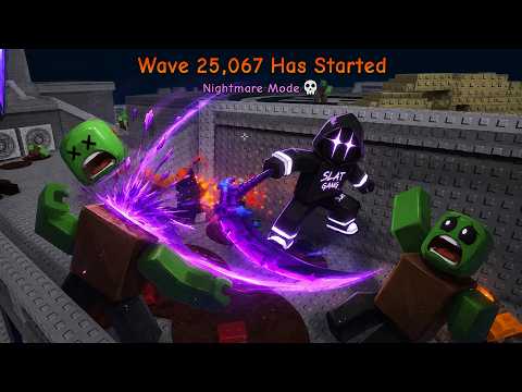 I Used the VOID SCYTHE to Survive INFINITE Waves in Survive Zombie Arena