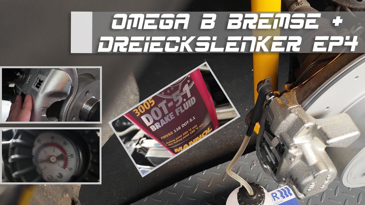 Dreieckslenker an der VA des Omega B & Bremse entlüften (V94) EP4 