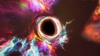 Colorful Supermassive Hole | HD Relaxing Screensaver