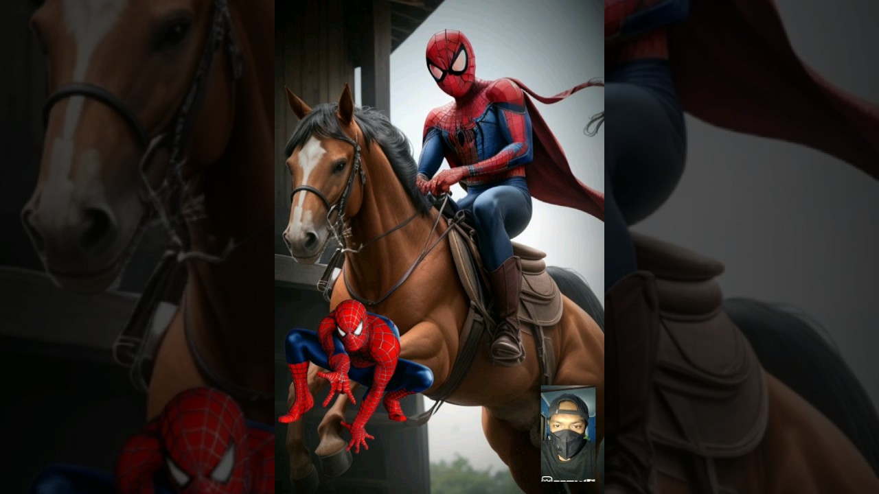 Superheroes Rider a Horse • All characters 