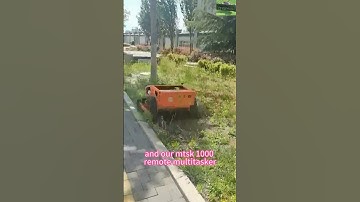 Vigorun remotely controlled compact flail mower made by Vigorun Tech#rcmower #farming #lawnmower