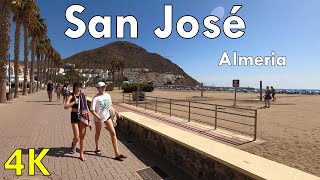 San Jose 4k Walk 🏖️ Almeria Virtual Walking Tour 2022, Spain 🇪🇸