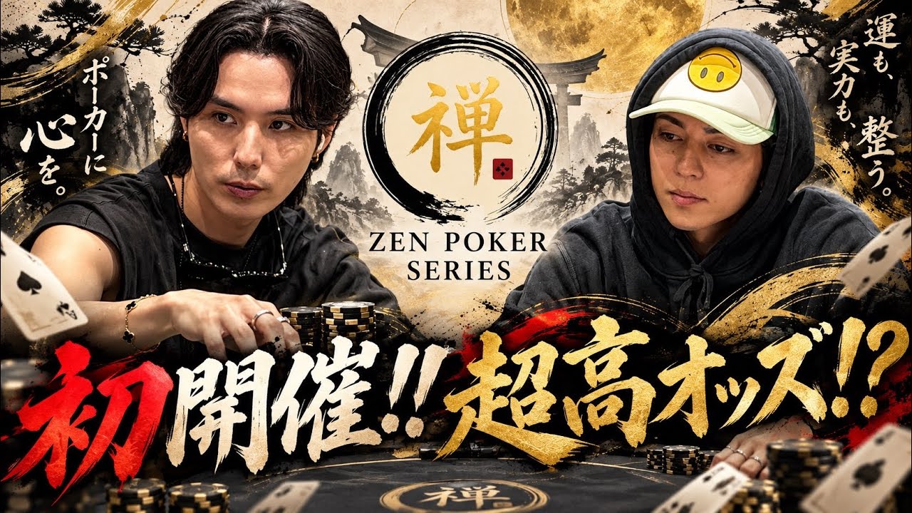 趣味・スポーツ・実用 POKER'S 1% ZEN] First-Ever ZEN POKER SERIES: The Result of Aiming for 