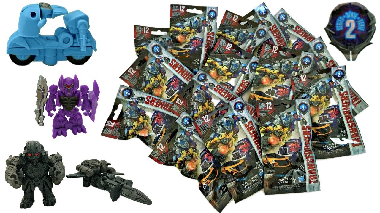 Transformers SERIES 2 Tiny Turbo Changers Surprise Blind Bags The Last Knight