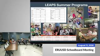 ERUUSD Schoolboard Meeting | 08/11/2026