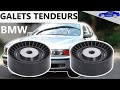 REMPLACEMENT des GALETS TENDEURS qui couinent sur BMW serie 5 E39 520i 523i 528i