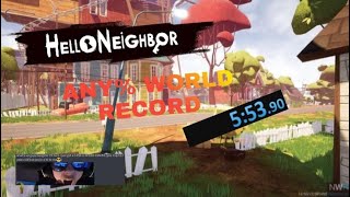 Hello neighbor Any% 5:53.90 (WORLD RECORD) screenshot 3