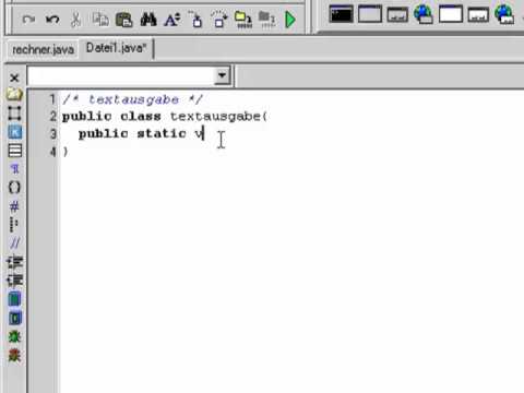 Textausgabe mit Java