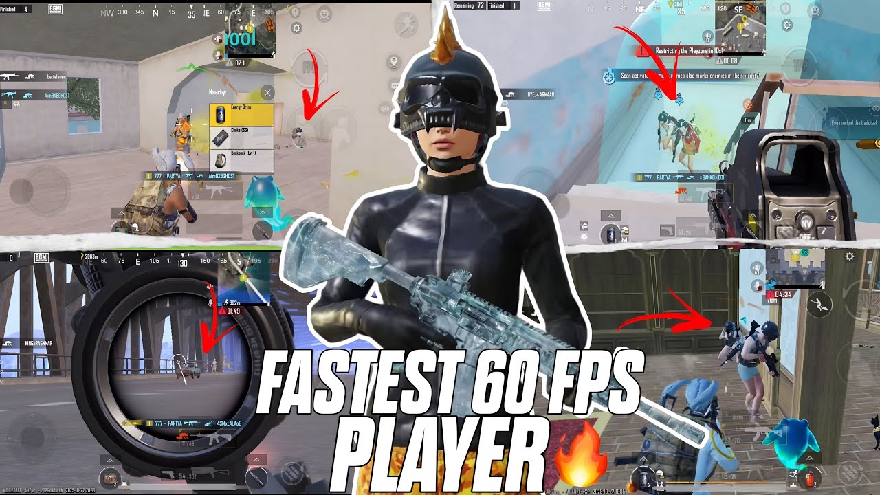 Fastest 60 Fps Player 🔱 BGMI-PUBG MOBILE - YouTube