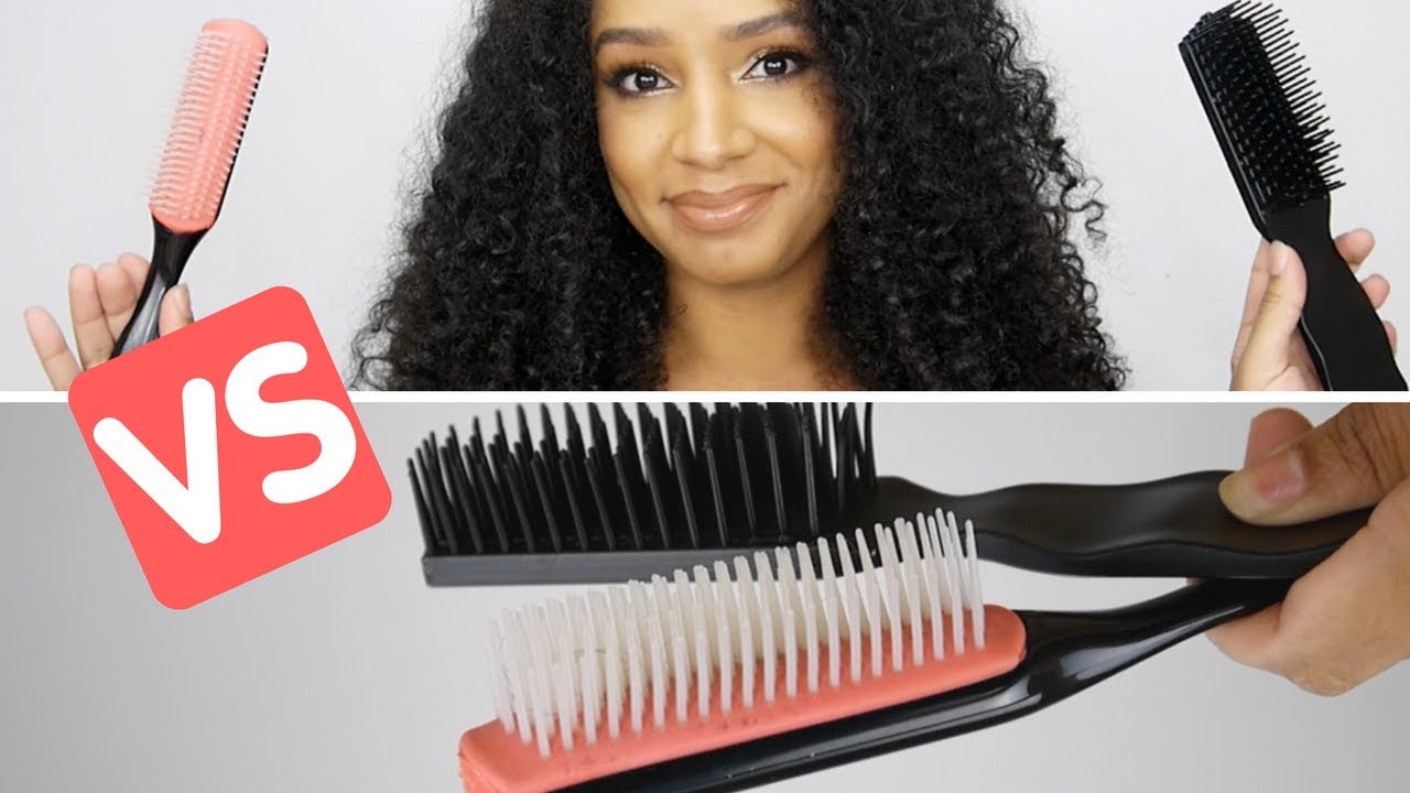 Felicia Leatherwood Brush vs Denman Brush YouTube