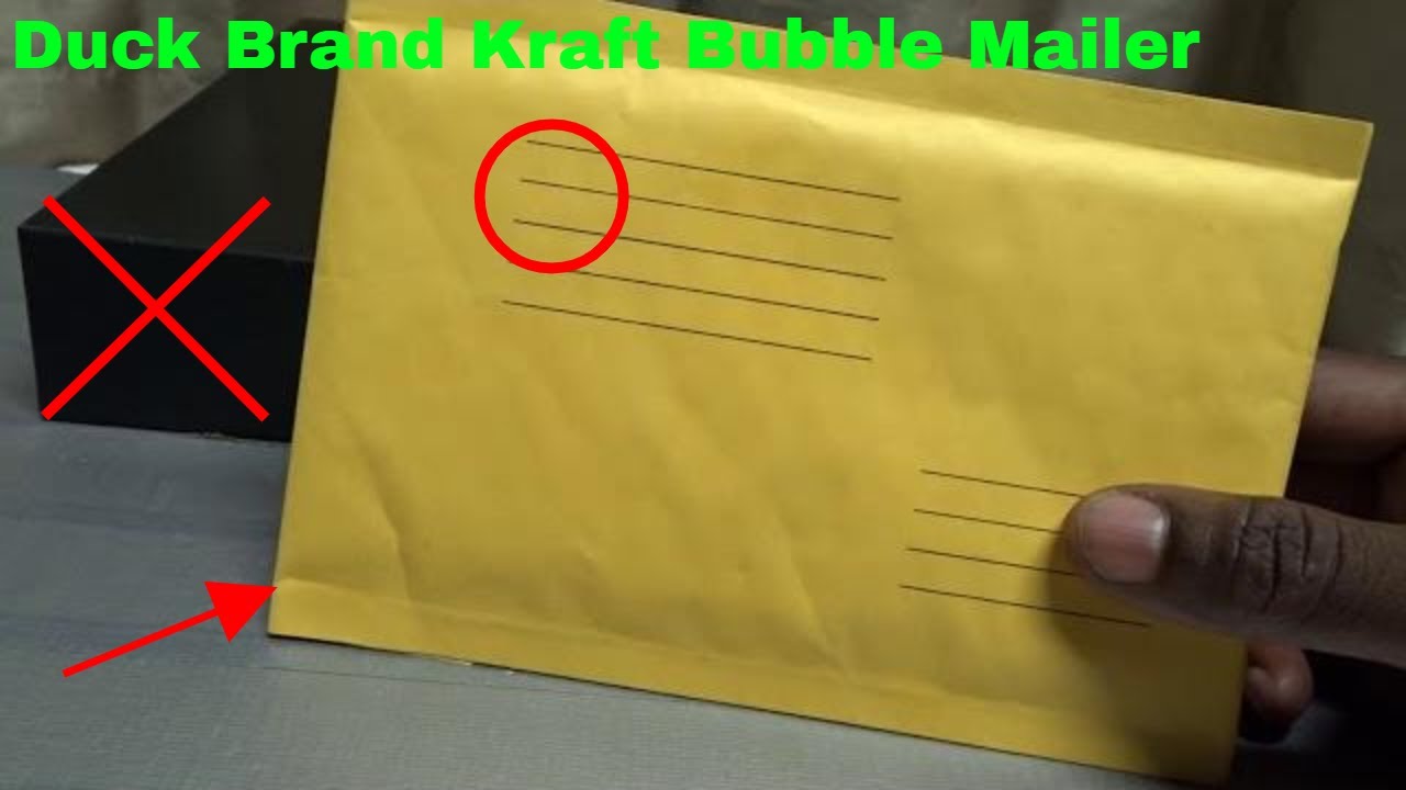 ✅ How To Use Duck Brand Kraft Bubble Mailer Review