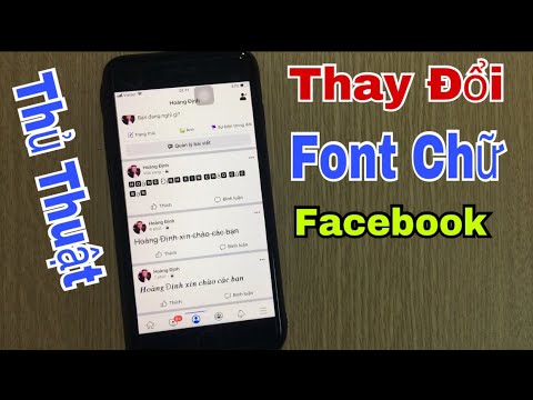 Cách thay đổi font chữ cực đẹp trên facebook bằng điện thoại