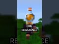 Fire Resistance Potion = Lava Immunity?! 🔥🧪 #shorts