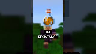 Fire Resistance Potion = Lava Immunity?! 🔥🧪 #shorts