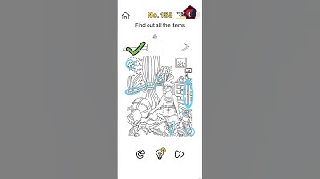 Find out all the items | Brain Out | |  Level 153 |