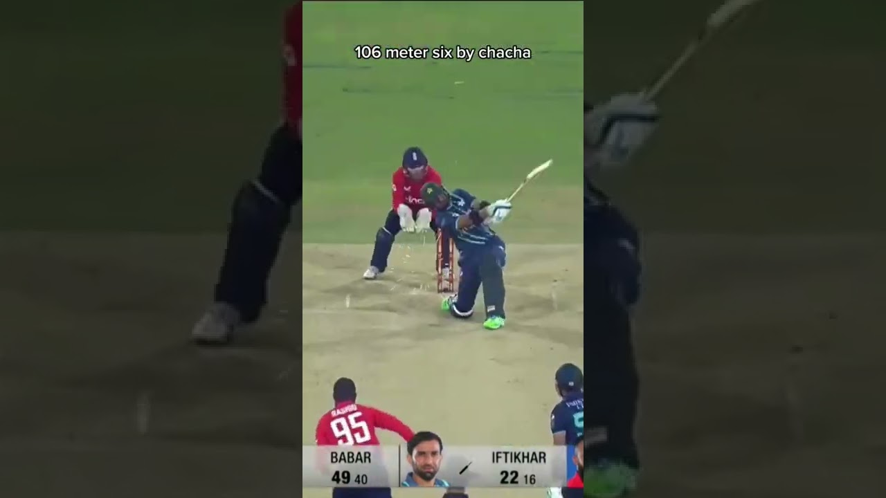 106 Meter Six by Iftikhar Ahmed | Pak vs Eng 6th T20 Highlights | Chacha on Fire 🔥